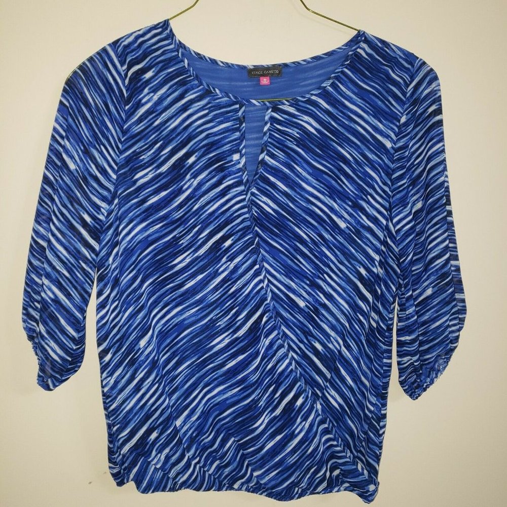 Vince Camuto women's top blouse size M keyhole